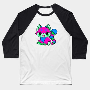 Polysexual Pride Red Panda Baseball T-Shirt